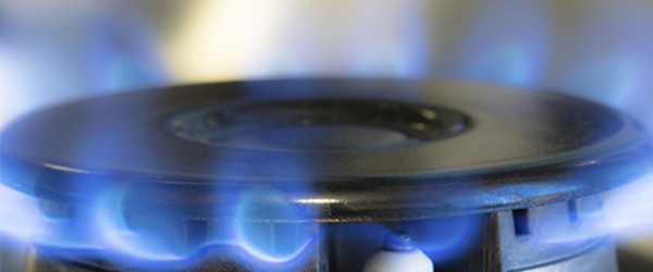 Close up of Gas Burner