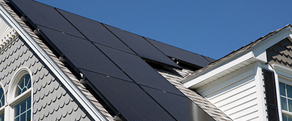 Solar Panels on a residential home